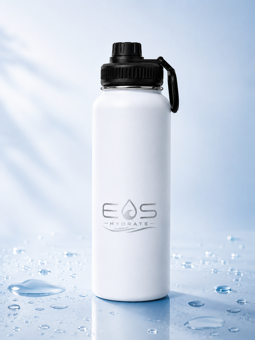 Bouteille isotherme EOS Hydrate – Blanc Perle